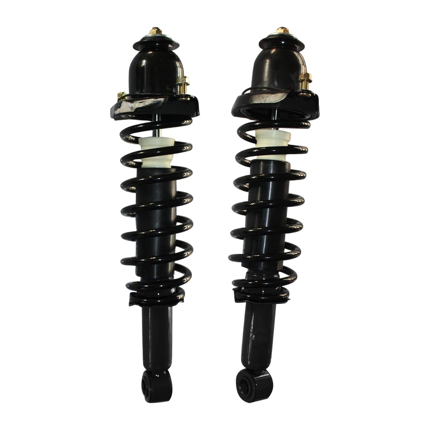 Maxfavor Pair of Rear Shock Absorbers and Struts Complete Assembly with Coil Spring Compatible with Toyota Corolla 2009-2010 L4-1.8L (Old Style, To 12/2010), Replacement for 1345689L 1345689R