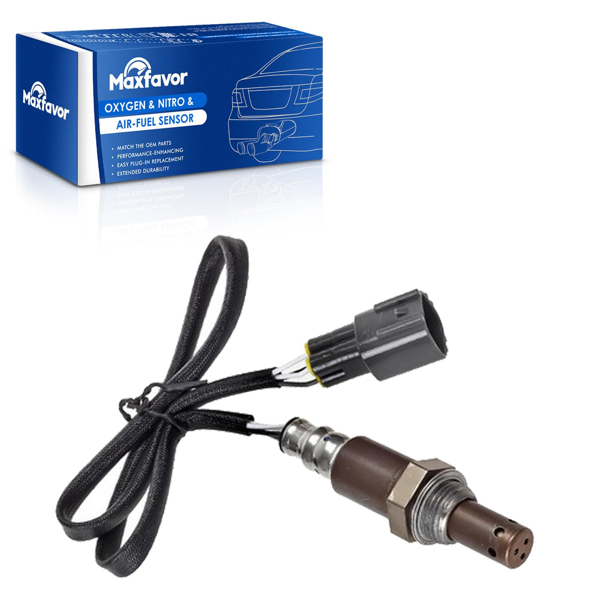 Maxfavor Downstream O2 Oxygen Sensor Replacement for 2013 2014 2015 Subaru Brz Scion Fr-S H4-2.0L Air Fuel Ratio 02 Sensor Replace# 234-4908 22690AB000 SU00300428