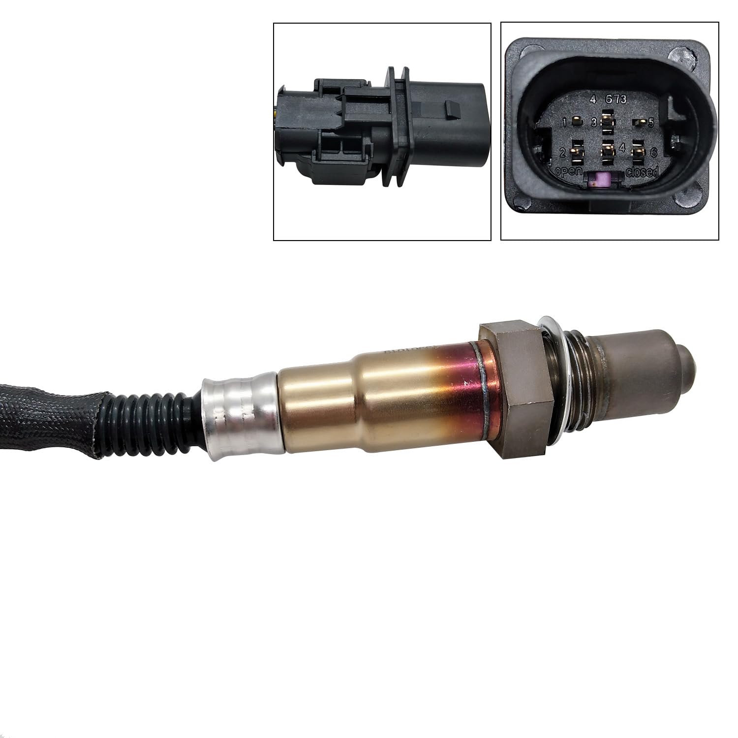 Maxfavor 234-5082 Oxygen Sensor Upstream Replacement for Hyundai Elantra, Elantra Coupe, Elantra GT, for Kia Forte, Forte Koup 2011-2014 1.8L 2.0L O2 Sensor 2345082