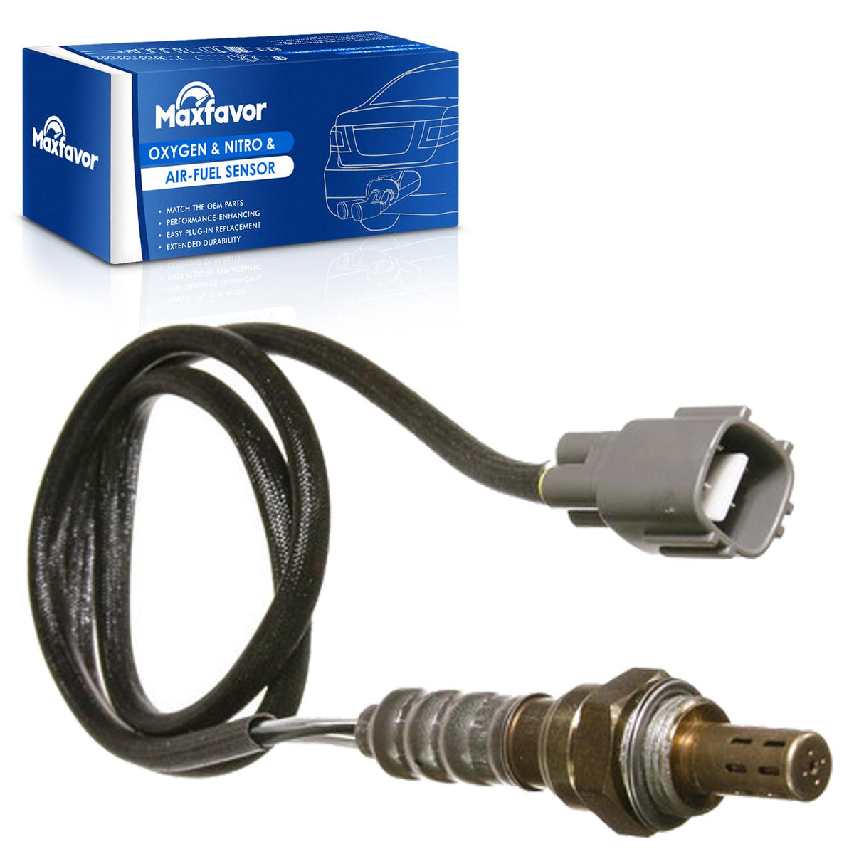 Maxfavor Downstream O2 Oxygen Sensor Fit for 2001-2009 Toyota Prius 1.5L,1998-2000 Sienna 3.0L,1994-1996 Camry 3.0L,1996-2005 Celica 1.8L GT,2003-2006 Matrix 1.8L 1ZZFE Engine AWD 02 Sensor 234-4623