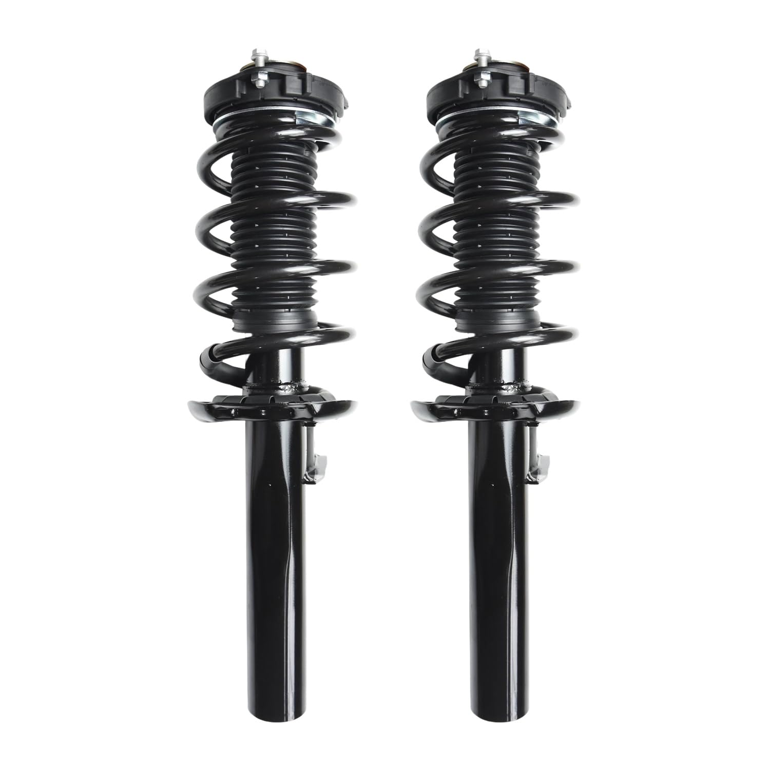 Maxfavor Pair of Front Struts and Shock Absorbers Complete Assembly with Coil Spring Compatible with Volkswagen GTI 2010 2011 2012 2013 2014, Replacement for 2335576