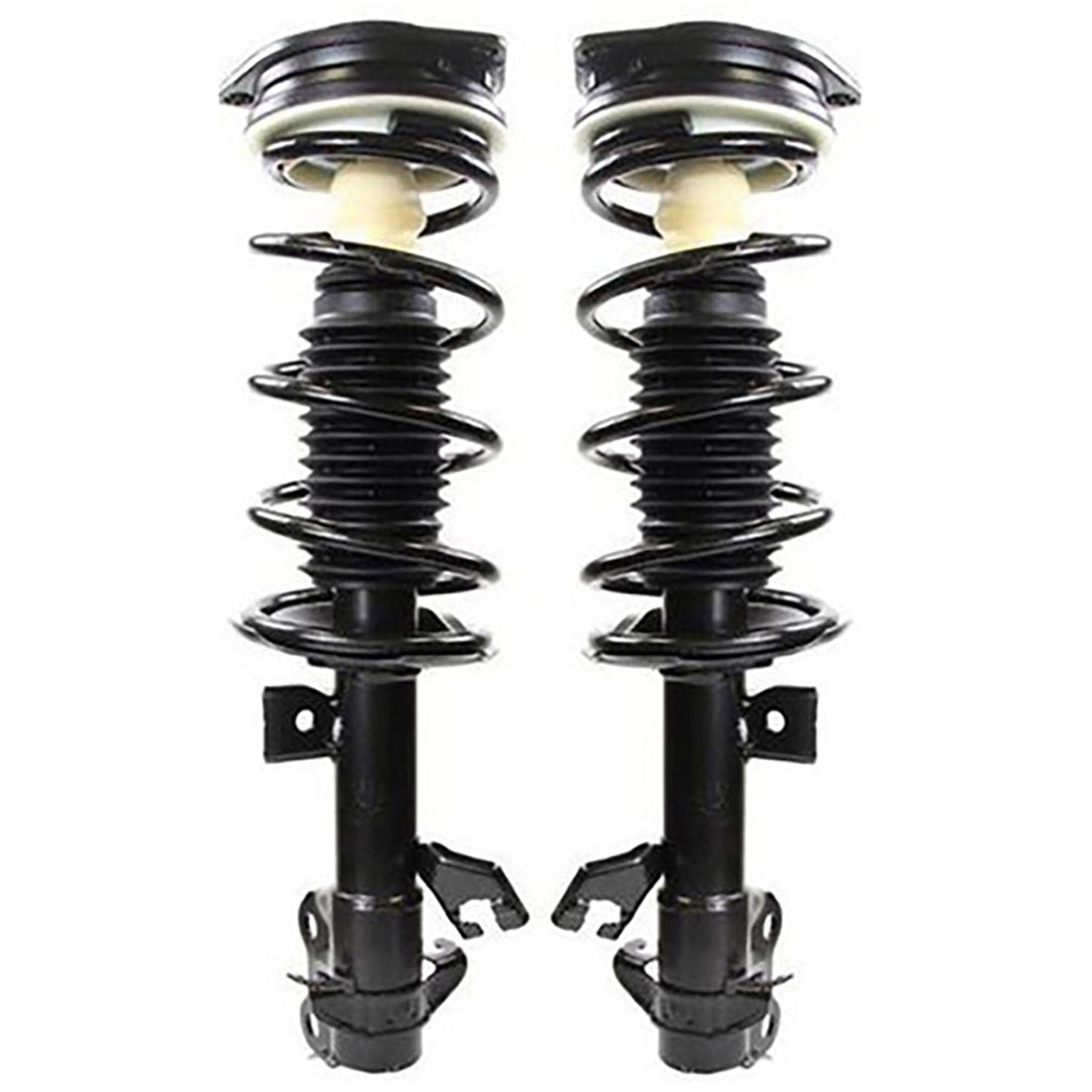 Maxfavor Pair of Front Shock Absorbers and Struts Complete Assembly with Coil Spring Compatible with Nissan Versa 2007 2008 2009 2010 2011 2012, Replacement for 172352 172351