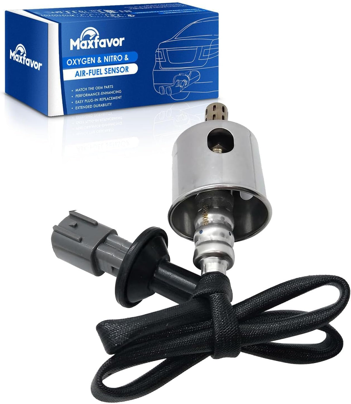 Maxfavor 234-4945 Downstream O2 Oxygen Sensor Replacement for 2014 2015 Lexus GS350 V6-3.5L Right, for 2015 2016 Lexus GS450H GS450H IS350 RC350 Rc F V6-3.5L Right, 2016 IS250 V6-2.5L 02 Sensor