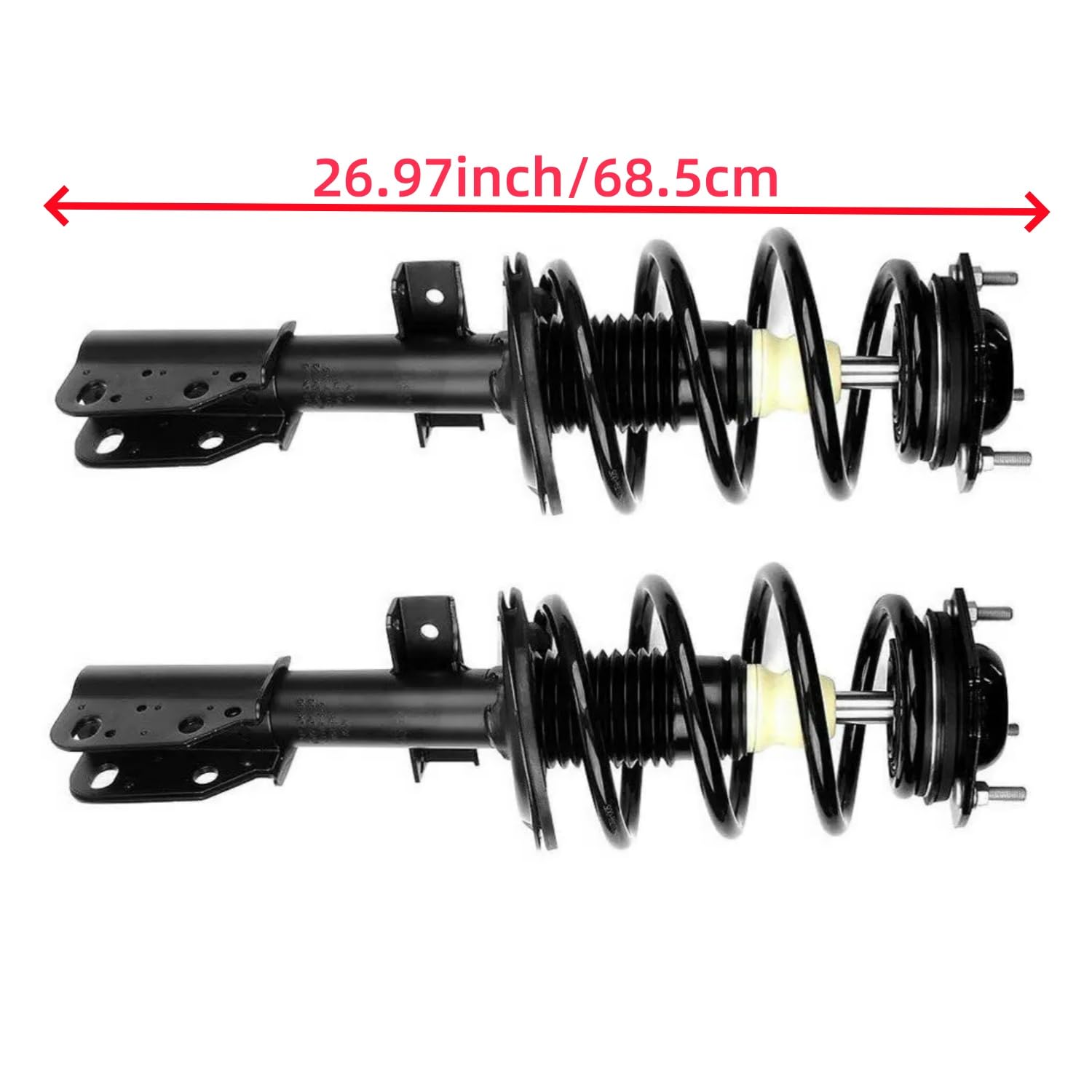 Maxfavor Front Struts Complete Shock Absorber SET OF 2 Assembly Compatible with Chevy Traverse 2011-2012 Buick Enclave 2008-2012 GMC Acadia 2007-2012 Saturn Outlook 2007-2010 Replacement 172518