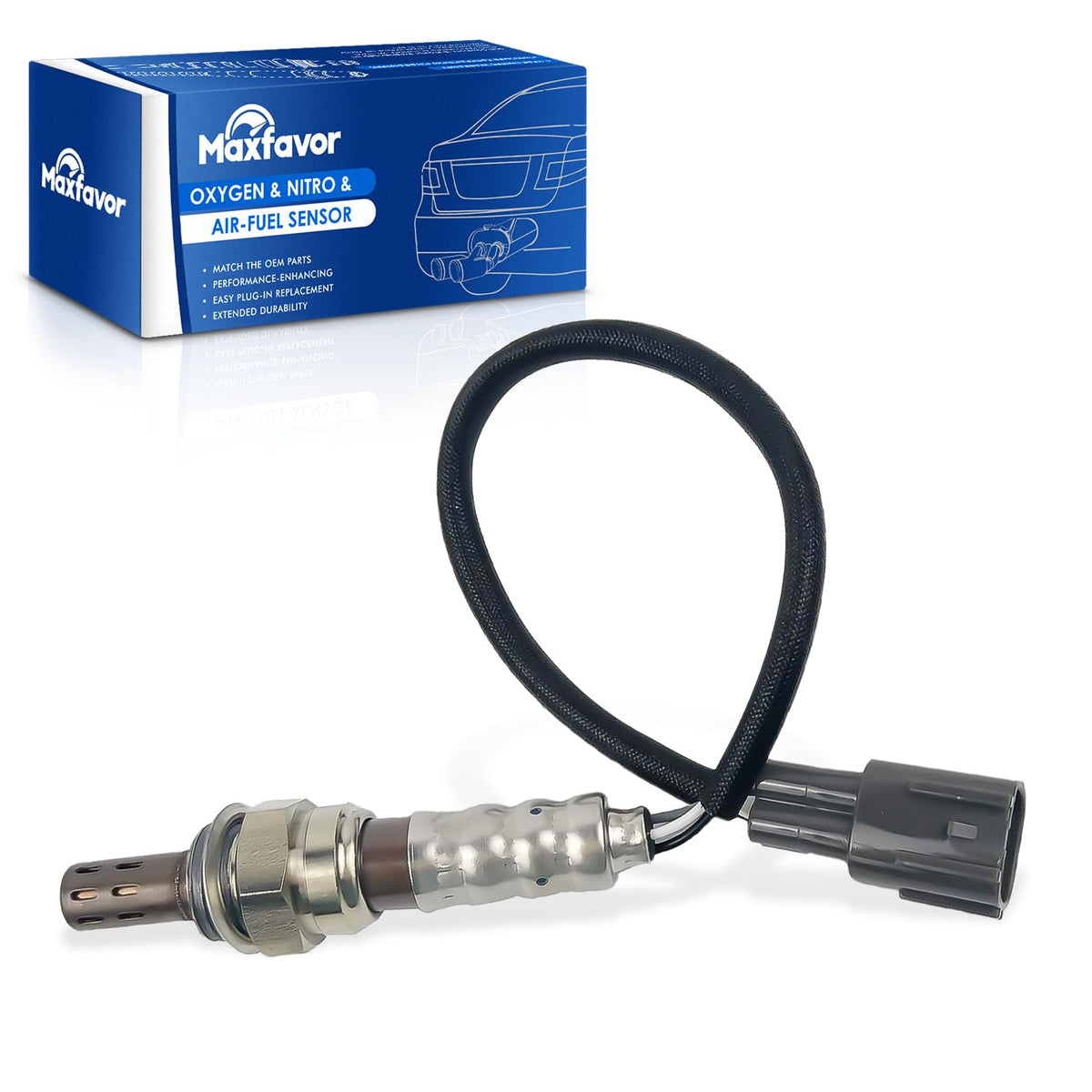 Maxfavor Downstream O2 Oxygen Sensor Fit for 2013 2014 2015 2016 2017 2018 Toyota Avalon Rav4 Camry Lexus Es300h L4 2.5L, for 2015-2017 Lexus NX200T L4-2.0L, 2015-2020 NX300H 2.5L O2 Sensor 234-4757