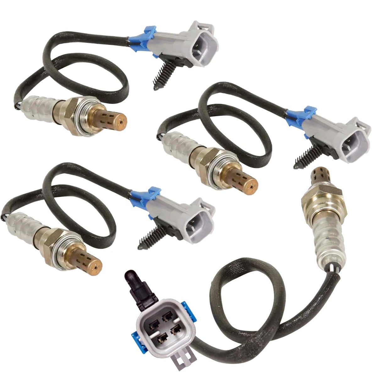 Maxfavor 4Pcs 234-4650 * 4 Upstream Downstream O2 Oxygen Sensor Compatible with 2002 Cadillac Escalade, 2000-02 Chevy Silverado 1500/2500/Tahoe, 2002-04 Isuzu Rodeo, 2000-02 GMC Yukon, 2002 GMC Honda