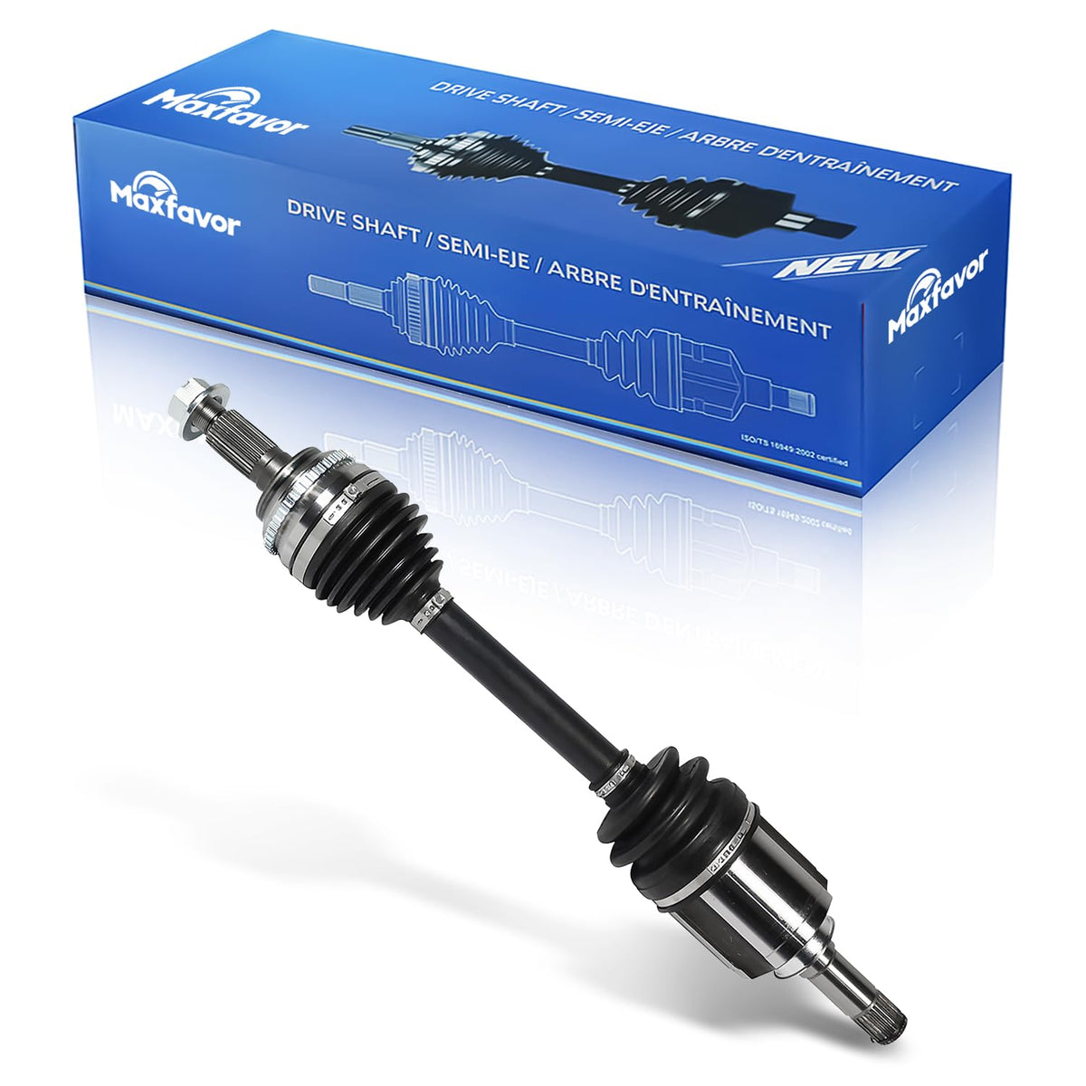 Maxfavor CV Axle Assembly Front Left Compatible with Ford Edge 2007-2014 3.5L 3.7L, Lincoln MKX 2011-2015 3.5L 3.7L, FWD AWD, CV Axle Joint Shaft Assembly Front Driver Side