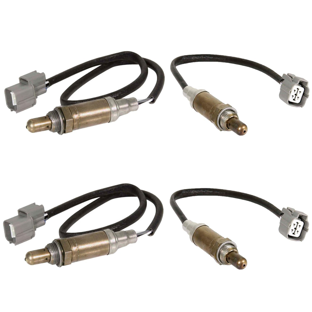 Maxfavor 4Pcs 234-4169 * 2 234-4623 * 2 Upstream Downstream O2 Oxygen Sensor Compatible with 2002 2003 2004 Land Rover Freelander 2.5L, 1999 2000 2001 2002 Land Rover Range Rover 4.0L&4.6L O2 Sensor