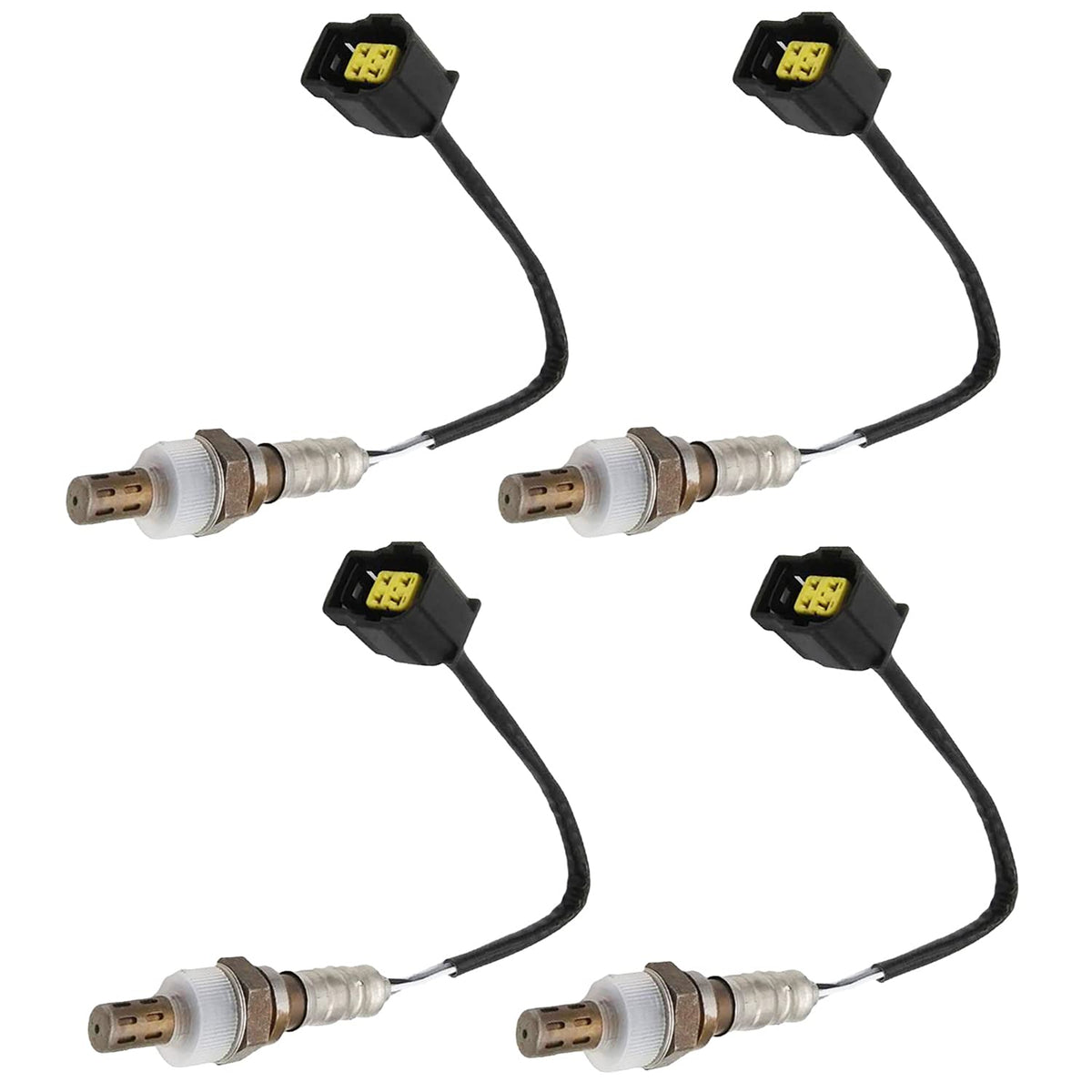 Maxfavor 234-4587 4PCS Oxygen O2 Sensor Upstream Downstream Replacement for 2007-2010 Dodge Ram 1500 V6 3.7L, for 2011-2013 Ram 1500 V8 4.7L O2 Sensor