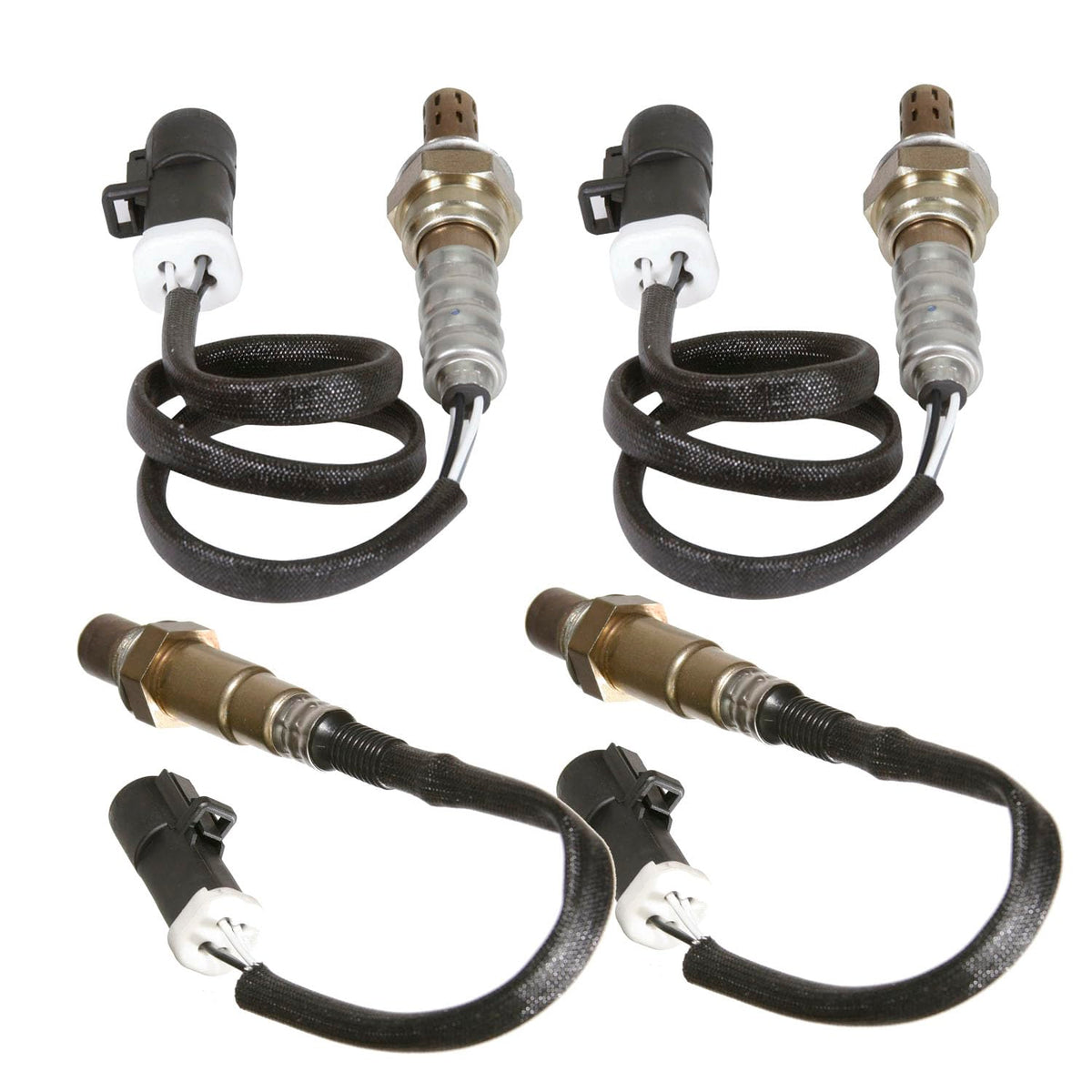 4Pcs Oxygen Sensor Upstream Downstream for 2004-2010 Ford Explorer/2007-2010 Explorer Sport Trac, for Mercury Mountaineer 2004-2010 4.0L 4.6L Replace 234-4401, 234-4127 O2 Oxygen