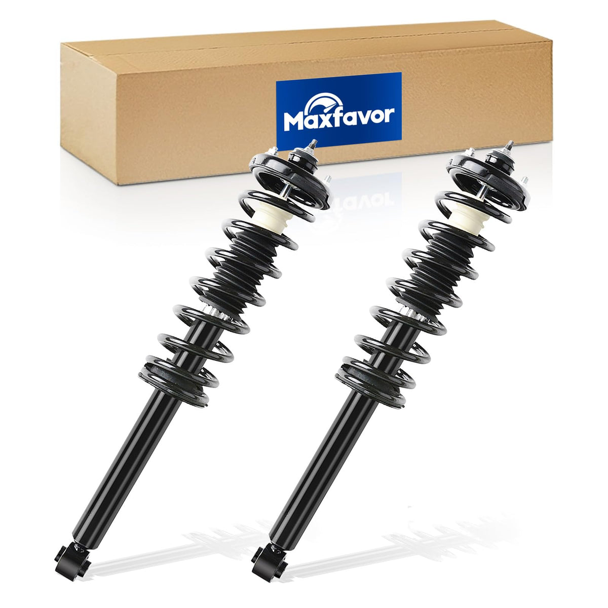 Maxfavor Rear Struts Complete Shock Absorber SET OF 2 Assembly Compatible with 2004-2008 TL FWD 003-2007 Accord Gas Engine FWD Replacement 171372