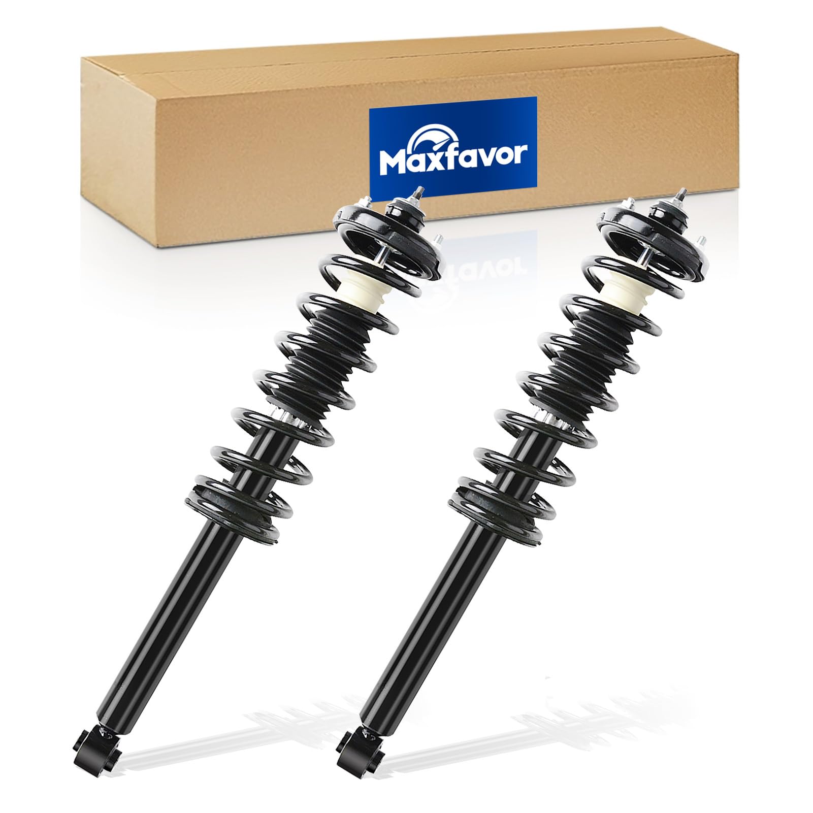 Maxfavor Rear Struts Complete Shock Absorber SET OF 2 Assembly Compatible with 2004-2008 TL FWD 003-2007 Accord Gas Engine FWD Replacement 171372