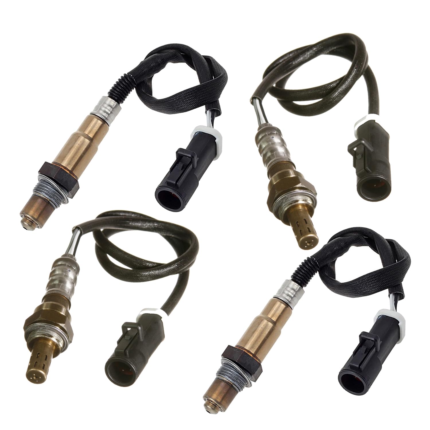 Maxfavor 4Pcs 234-4070 * 2 234-4403 * 2 Upstream Downstream O2 Oxygen Sensor Compatible with 1999-2000 Ford Explorer 4.0L, for 2001-2006 Ford Ranger 4.0L, with 2001-2006 Mazda B4000 4.0L O2 Sensor