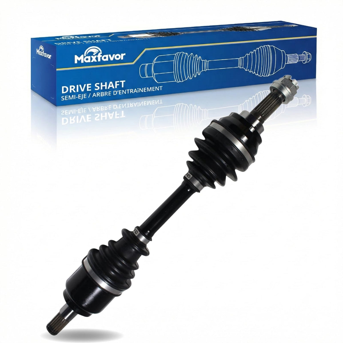 Maxfavor CV Axle Front Right Compatible with 2002-2003 Kawasaki KVF650 Prairie 4x4, 2004-2006 Kawasaki KVF700 Prairie 4x4, Front Right Passenger Side CV Axle Joint Shaft Assembly