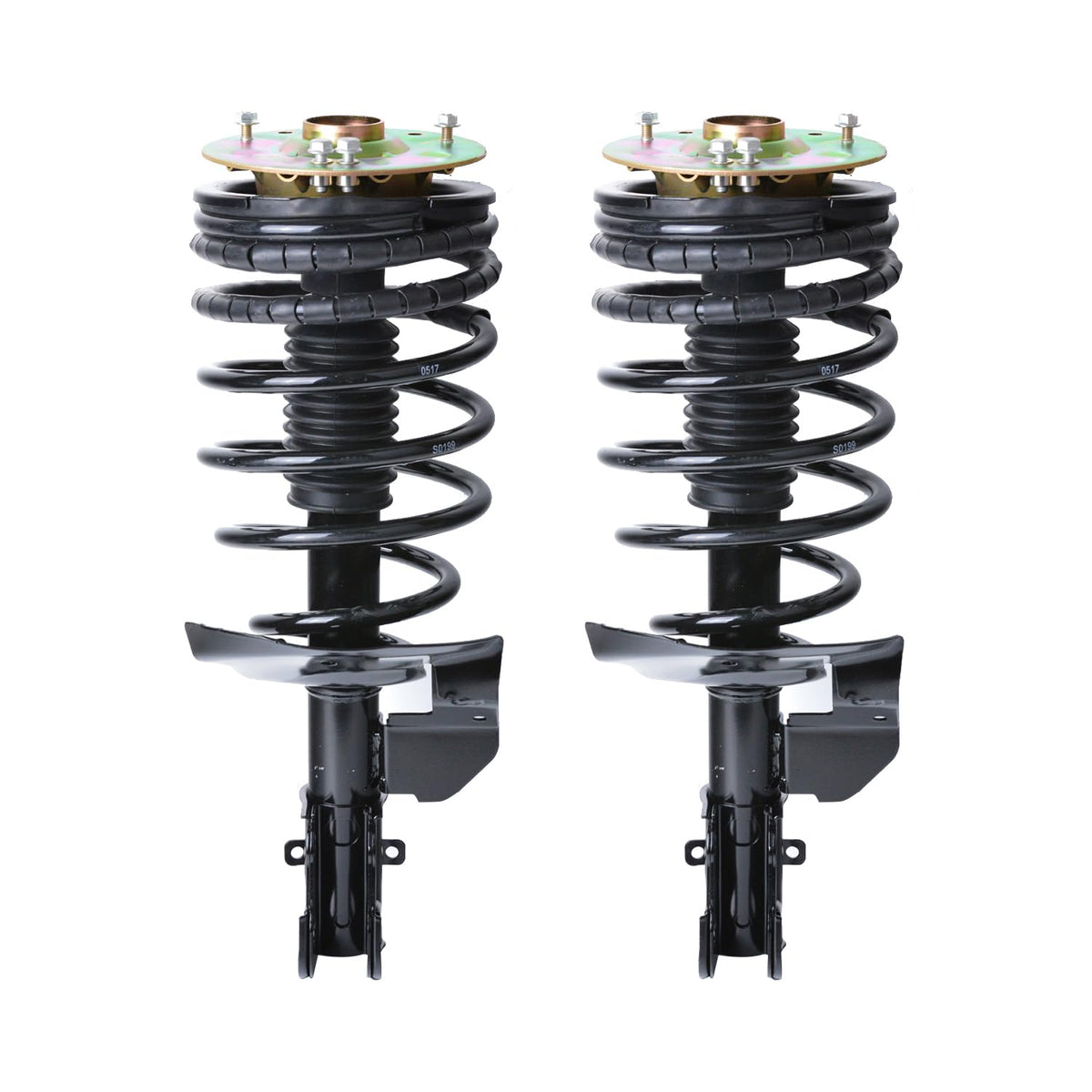 Maxfavor Front Struts Assembly with Coil Spring, Compatible with Buick Century 84-96, Chevrolet Celebrity 84-90, Oldsmobile Cutlass Ciera 84-96, Pontiac 6000 84-91, Replacement for OE 171771
