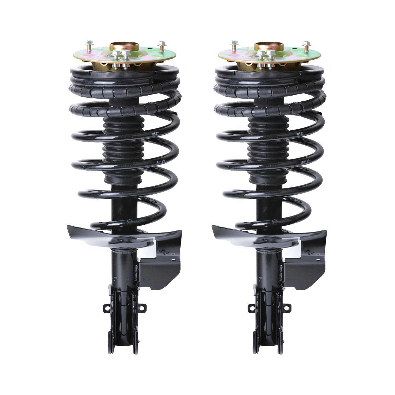 Maxfavor Front Struts Assembly with Coil Spring, Compatible with Buick Century 84-96, Chevrolet Celebrity 84-90, Oldsmobile Cutlass Ciera 84-96, Pontiac 6000 84-91, Replacement for OE 171771