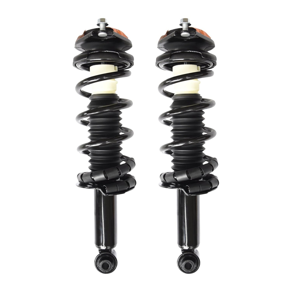 Maxfavor Pair of Rear Shock Absorbers and Struts Complete Assembly with Coil Spring Compatible with Subaru Impreza WRX STI 2011 2012 2013 2014, Replacement for 1345768