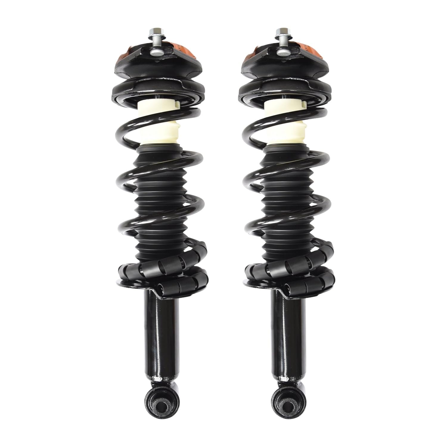 Maxfavor Pair of Rear Shock Absorbers and Struts Complete Assembly with Coil Spring Compatible with Subaru Impreza WRX STI 2011 2012 2013 2014, Replacement for 1345768