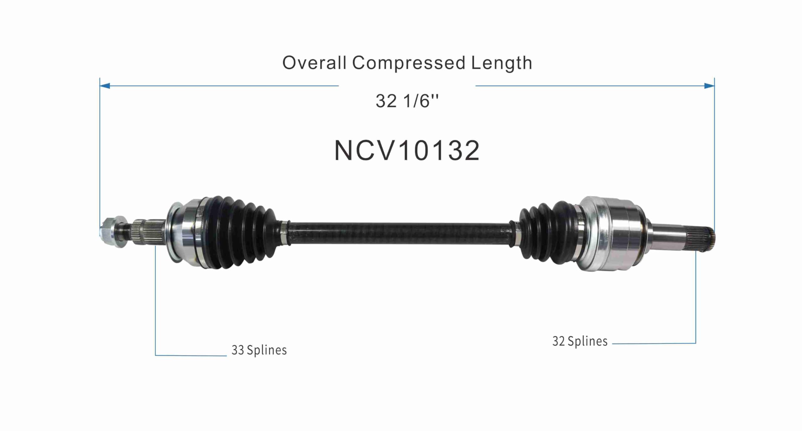 MAXFAVOR CV Axle Front Right Compatible with 2022-2025 Toyota Sequoia V6/V8 3.4L/5.7L, A piece Passenger Side CV Axle Joint Shaft Assembly
