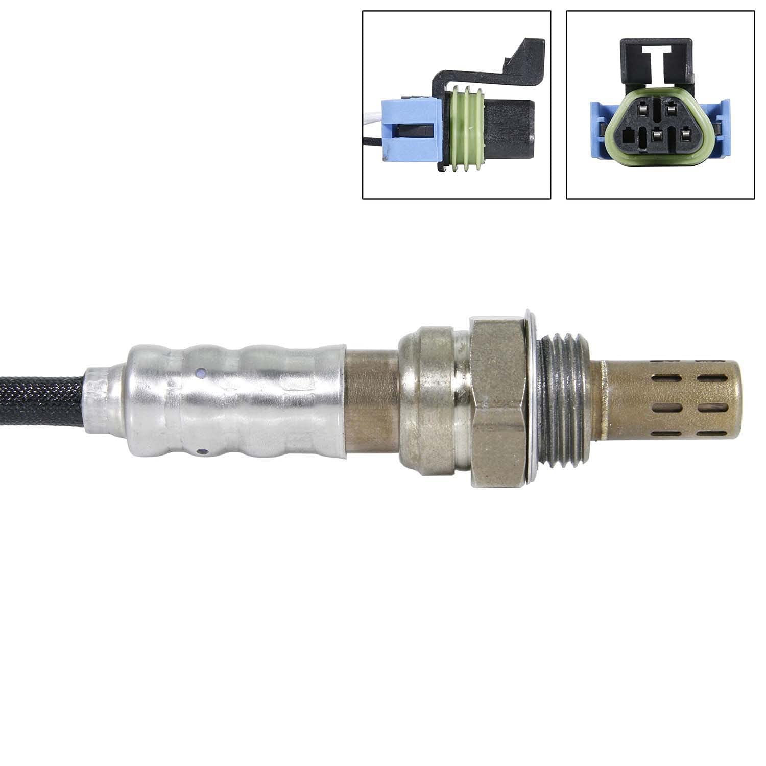 Maxfavor 234-4257 * 2 234-4243 * 2 Upstream & Downstream O2 Oxygen Sensor 4Pcs Compatible with 2008-2012 Chevy Express 2500 3500 GMC Savana 2500 3500 V8-6.0L Oxygen O2 Sensor