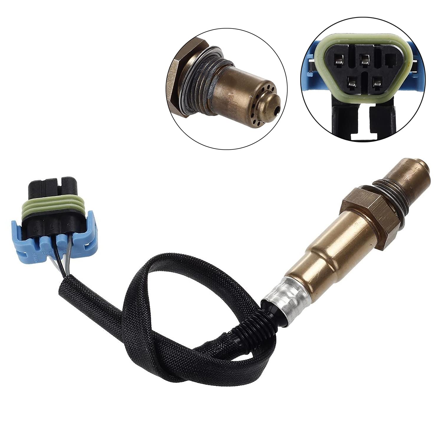 Maxfavor Oxygen O2 Sensor Upstream Downstream 234-4815 234-4816 Replacement for Buick Enclave, Chevy Traverse, GMC Acadia, Outlook 2009-2011 V6 3.6L O2 Sensor 12584050 12575658