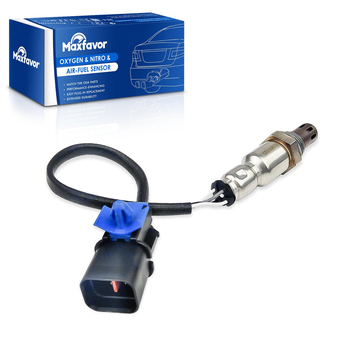 Maxfavor 234-4288 Oxygen O2 Sensor Downstream Compatible with 2006-2008 Chevy Aveo Aveo5, for 2006-2008 Pontiac Wave, 2006-2007 Wave5, for 2006-2008 Suzuki Swift+
