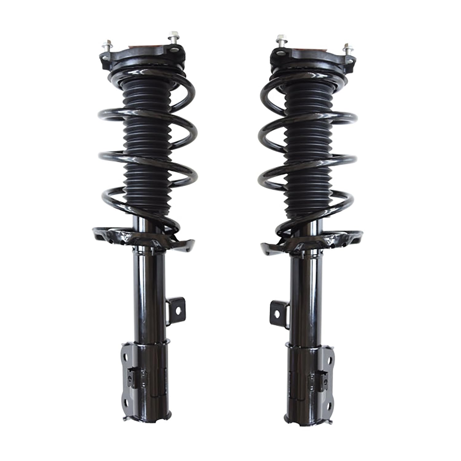 Maxfavor Pair of Front Shock Absorbers and Struts Complete Assembly with Coil Spring Compatible with Chevrolet Malibu 2014 2015 2016, Replacement for 182911 182910