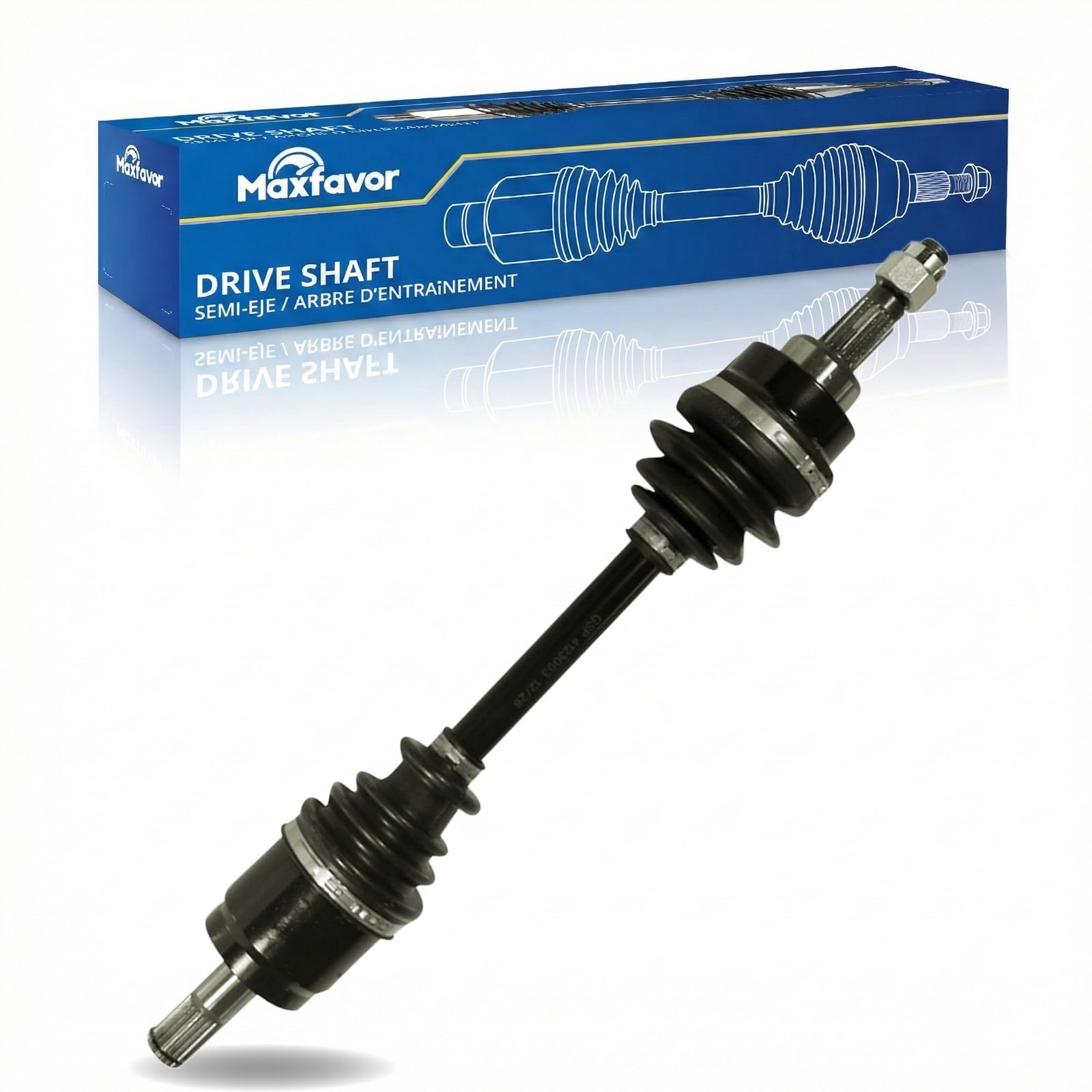 Maxfavor CV Axle Front Compatible with 2007-2013 Honda TRX420FM FourTrax Rancher 4X4, 2014 Honda TRX420FE1 FourTrax Rancher 4x4 ES, CV Axle Joint Shaft Assembly Front Driver Passenger Side
