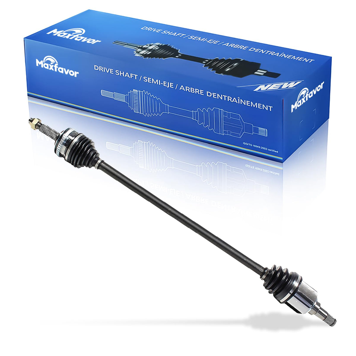 Maxfavor CV Axle Assembly Front Right Compatible with Chevy Aveo 2004-2011 1.6L, Aveo5 2007-2011 1.6L, Pontiac G3 2009 1.6L FWD Auto Trans, CV Axle Joint Shaft Assembly Front Passenger Side