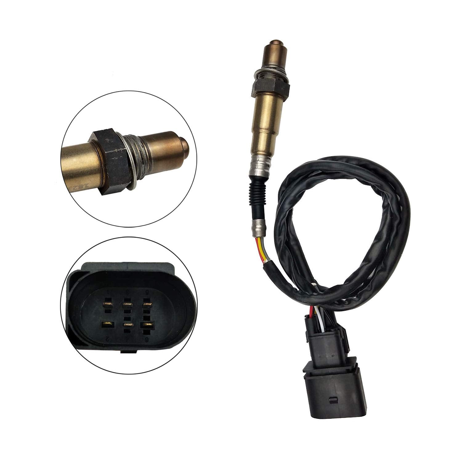 Maxfavor 2Pcs 234-5115 * 2 Upstream O2 Oxygen Sensor Works with 2004 2005 2006 Audi A8 Quattro 4.2L, 2004-2007 Volkswagen Touareg 4.2L O2 Oxygen Sensor