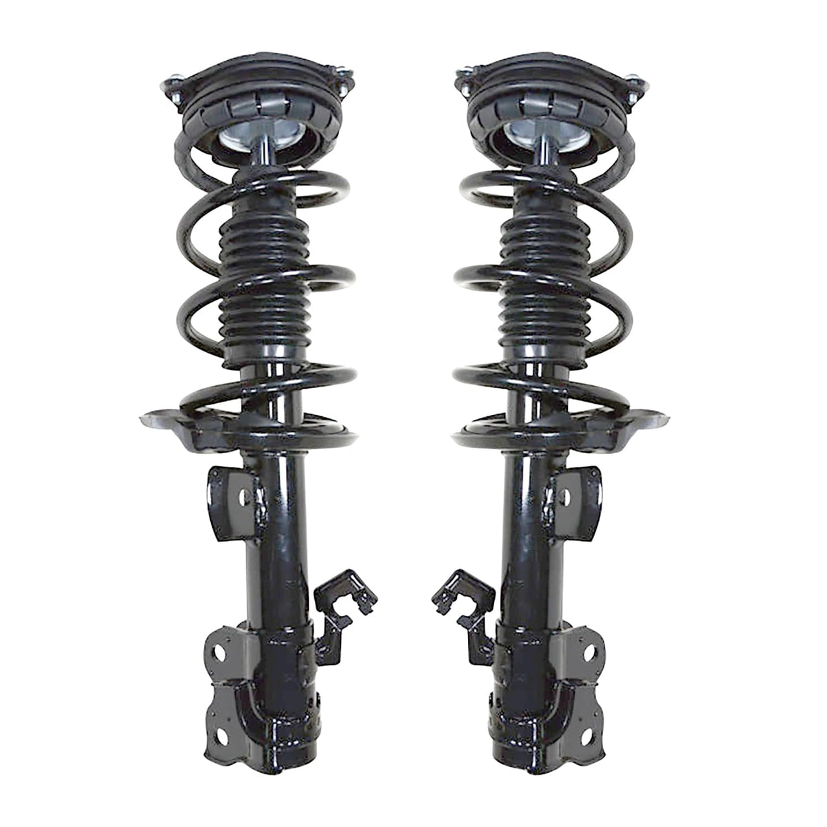 Maxfavor Pair of Front Shock Absorbers and Struts Complete Assembly with Coil Spring Compatible with Nissan LEAF 2011-2019, Replacement for 1333591L 1333591R