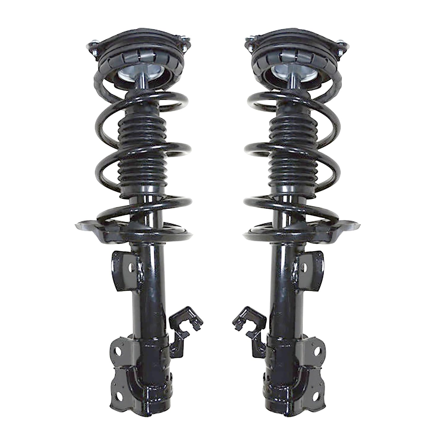 Maxfavor Pair of Front Shock Absorbers and Struts Complete Assembly with Coil Spring Compatible with Nissan LEAF 2011-2019, Replacement for 1333591L 1333591R