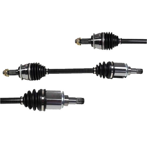 Front Pair CV Axle Shaft Assembly Compatible with 2002-2004 Cooper Naturally Aspirated FWD Manual Trans CV Joint Replace 31-60-7-518-238 31-60-7-518-237