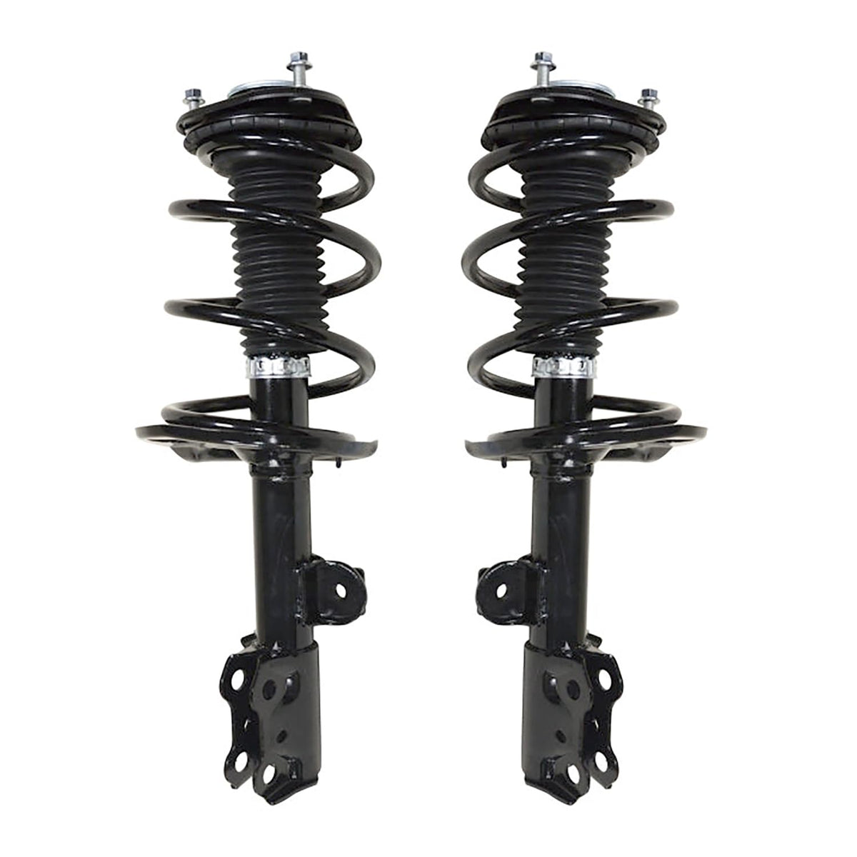 Maxfavor Pair of Rear Shock Absorbers and Struts Complete Assembly with Coil Spring Compatible with BMW X3 2018 2019 2020 2021 2022, Replacement for 1355066L 1355066R