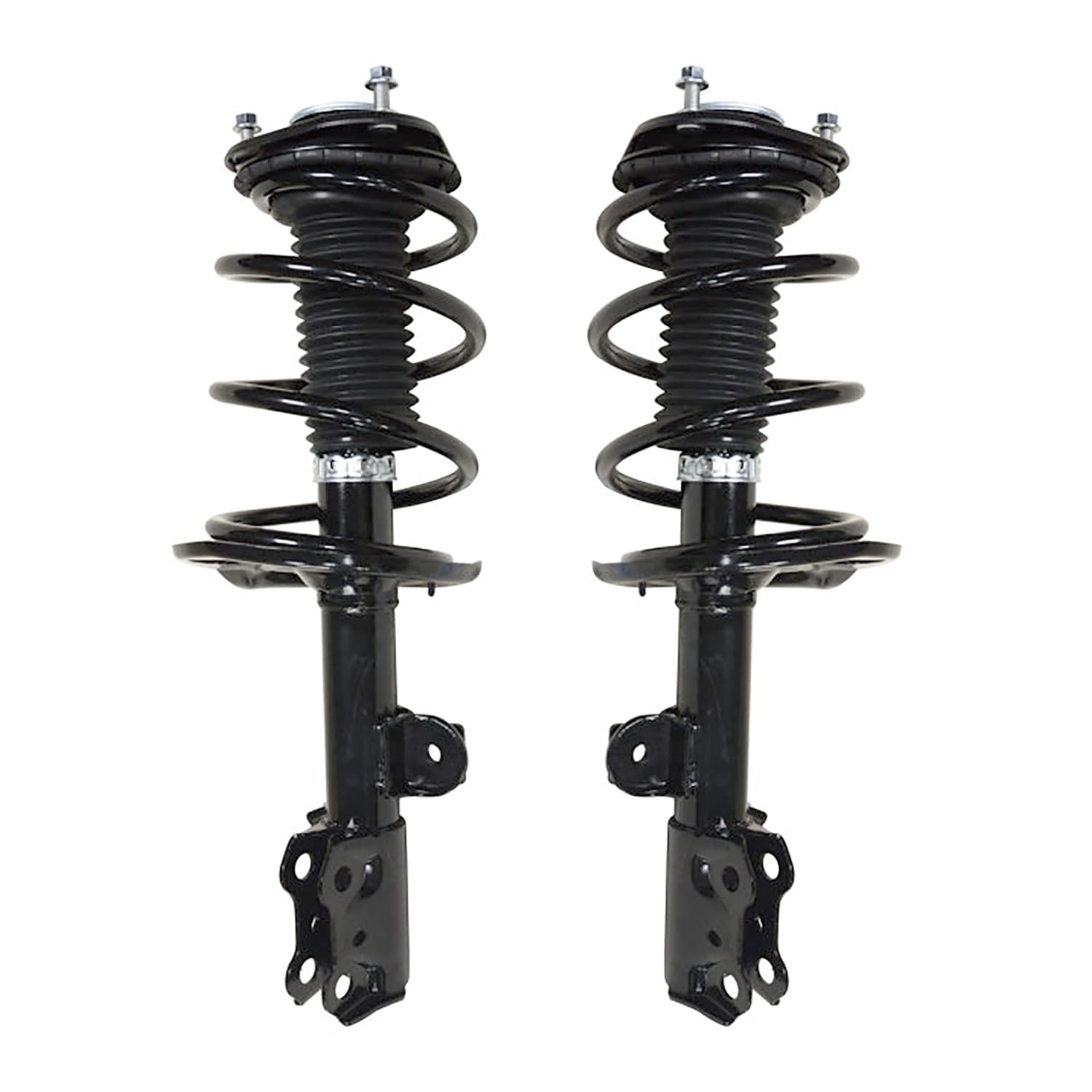 Maxfavor Pair of Rear Shock Absorbers and Struts Complete Assembly with Coil Spring Compatible with BMW X3 2018 2019 2020 2021 2022, Replacement for 1355066L 1355066R
