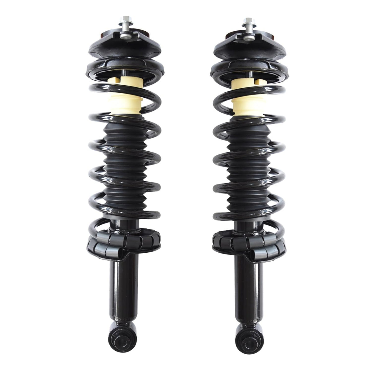 Maxfavor Pair of Rear Shock Absorbers and Struts Complete Assembly with Coil Spring Compatible with Subaru Impreza AWD 2012 2013 2014 2015 2016, Replacement for 172696