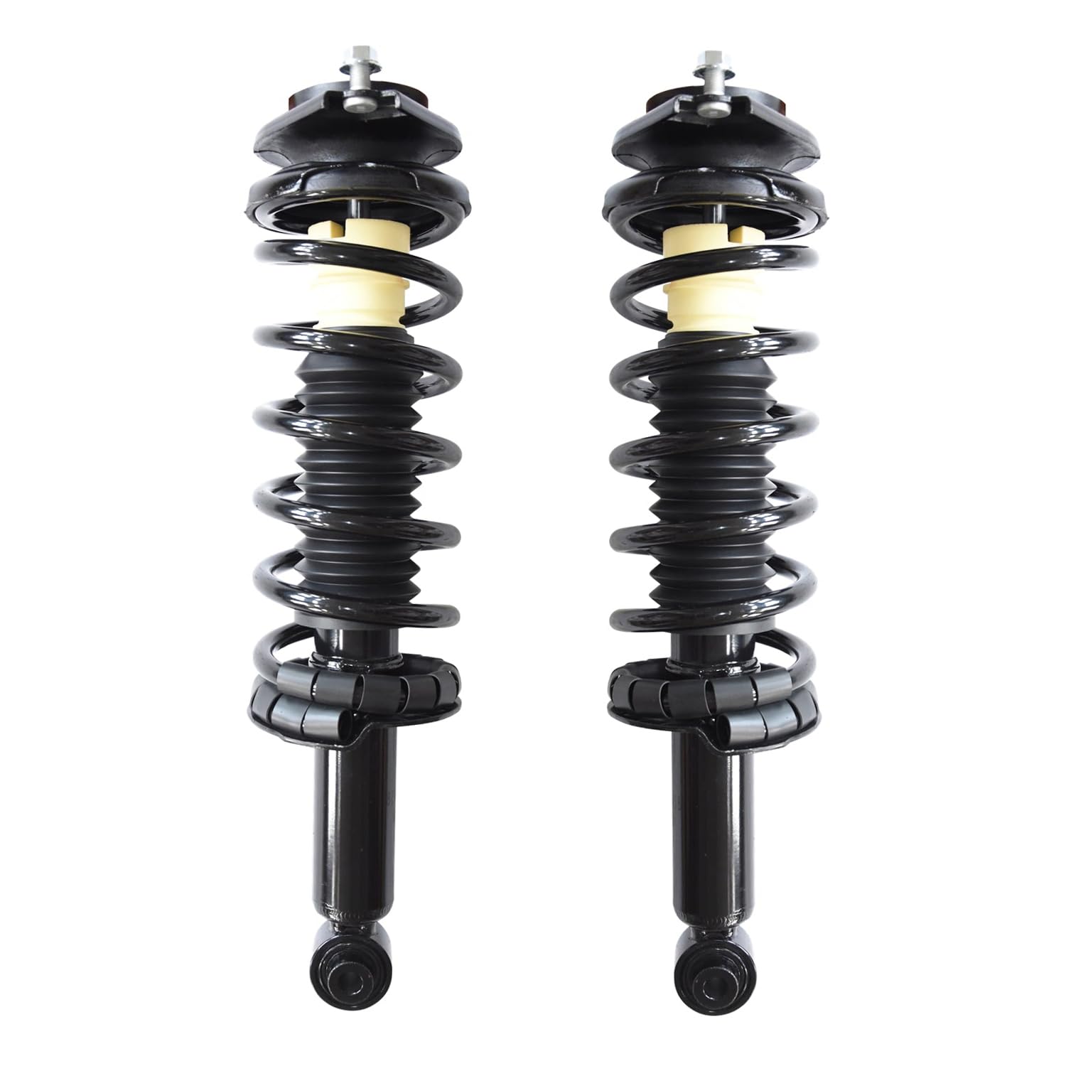 Maxfavor Pair of Rear Shock Absorbers and Struts Complete Assembly with Coil Spring Compatible with Subaru Impreza AWD 2012 2013 2014 2015 2016, Replacement for 172696