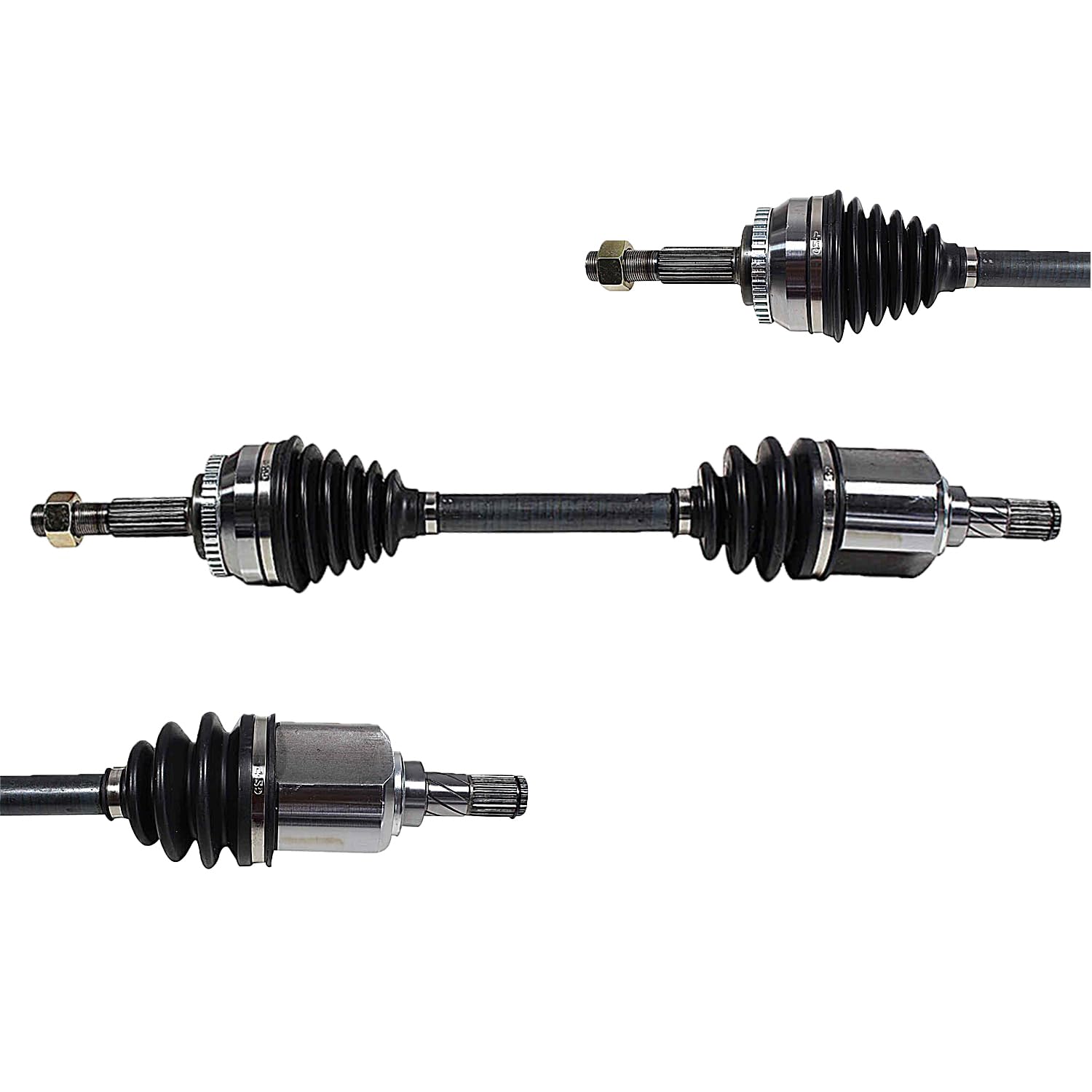 Front Pair CV Axle Shaft Assembly Compatible with 2000-2002 Sentra 2003 Sentra GXE, GXE Sport, XE 2004-2006 Sentra CV Joint Replace 39101-0N515 39101-4M761 39101-4M771 39101-60Y00 39101 39101-0N510