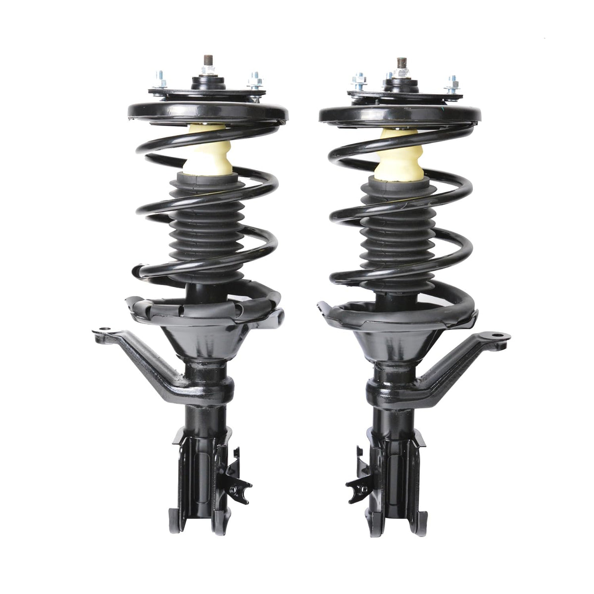 Maxfavor Pair of Front Shock Absorbers and Struts Assembly with Coil Spring, Compatible with Honda Civic 2001-2005 FWD, Acura EL 2001-2003, Replacement for OE 171434 171433