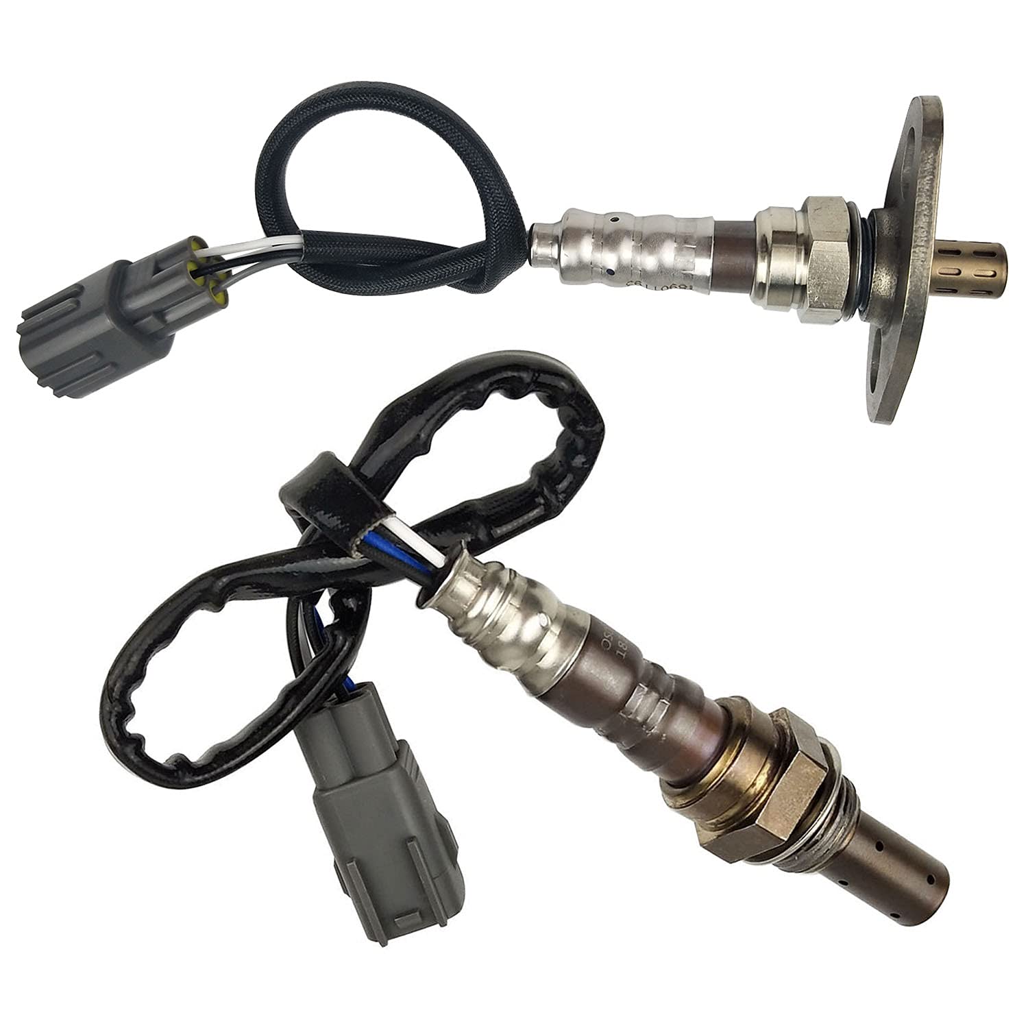 Maxfavor 2Pcs 234-4163 234-9021 Upstream Downstream O2 Oxygen Sensor Compatible with 2001 2002 2003 Toyota Sienna 3.0L O2 Sensor
