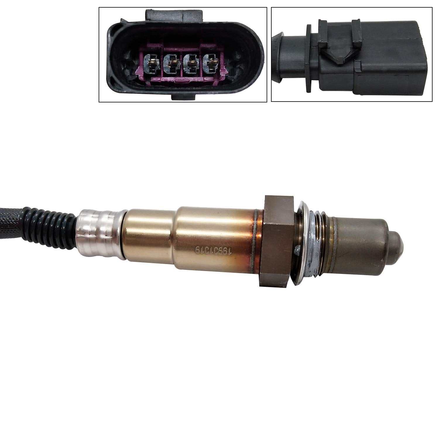 Maxfavor 2Pcs 234-5034 234-4485 Upstream Downstream O2 Oxygen Sensor Compatible with Porsche Cayenne 2011 2012 2013 2014 2015 2016 2017 2018 3.0L O2 Sensor