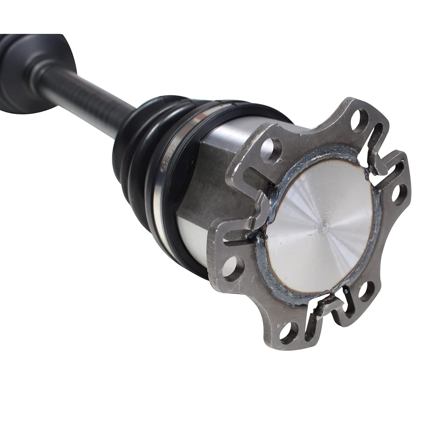 Front Pair CV Axle Shaft Assembly Compatible with Compatible with Audi Models 2005-2009 A4 Quattro CV Joint Replace 8E0-407-452-QX 8E0-407-271-BN 66-7384 60-7384 80-8120 77902 94-2035 8E0-407-272-BN
