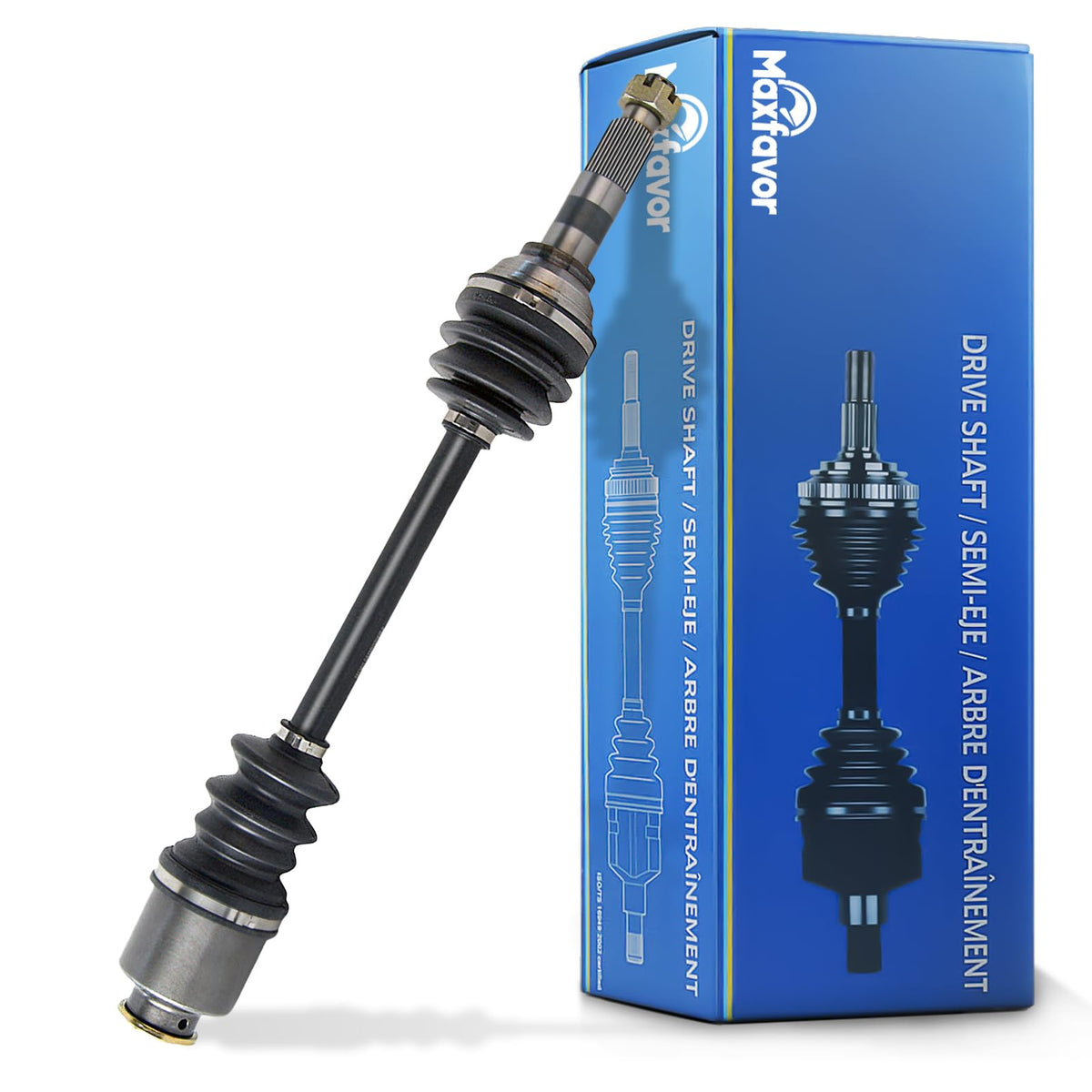 Maxfavor CV Axle Front Compatible with Subaru Brat 1982-1987, DL 1980-984, GL 1980-1989, Standard 1980-1987 1.6L 1.8L, 4WD & FWD Auto Trans, CV Axle Joint Shaft Assembly Front Driver Passenger Side
