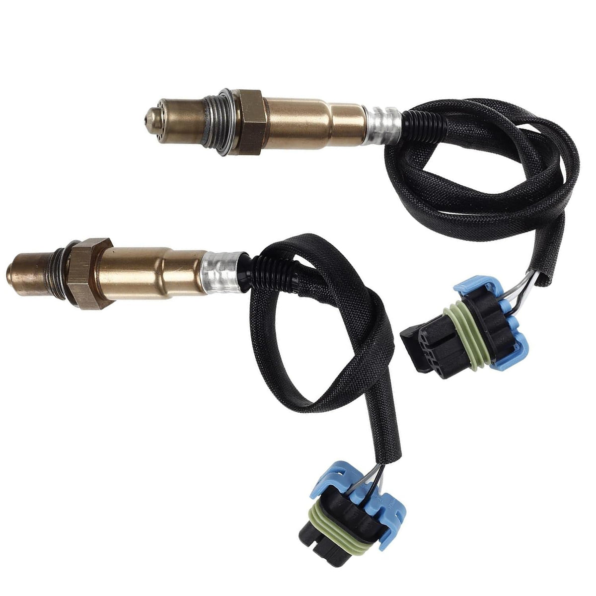 Maxfavor Oxygen O2 Sensor Upstream Downstream 234-4815 234-4816 Replacement for Buick Enclave, Chevy Traverse, GMC Acadia, Outlook 2009-2011 V6 3.6L O2 Sensor 12584050 12575658