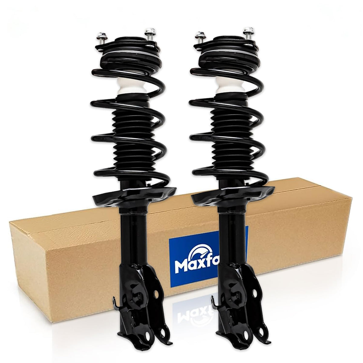 Maxfavor Front Pair Struts and Coil Spring Assembly Shock Absorber Compatible with Honda Civic 2006 2007 2008 2009 2010 2011 Coupe L4 1.8L, Replace 172284 172285