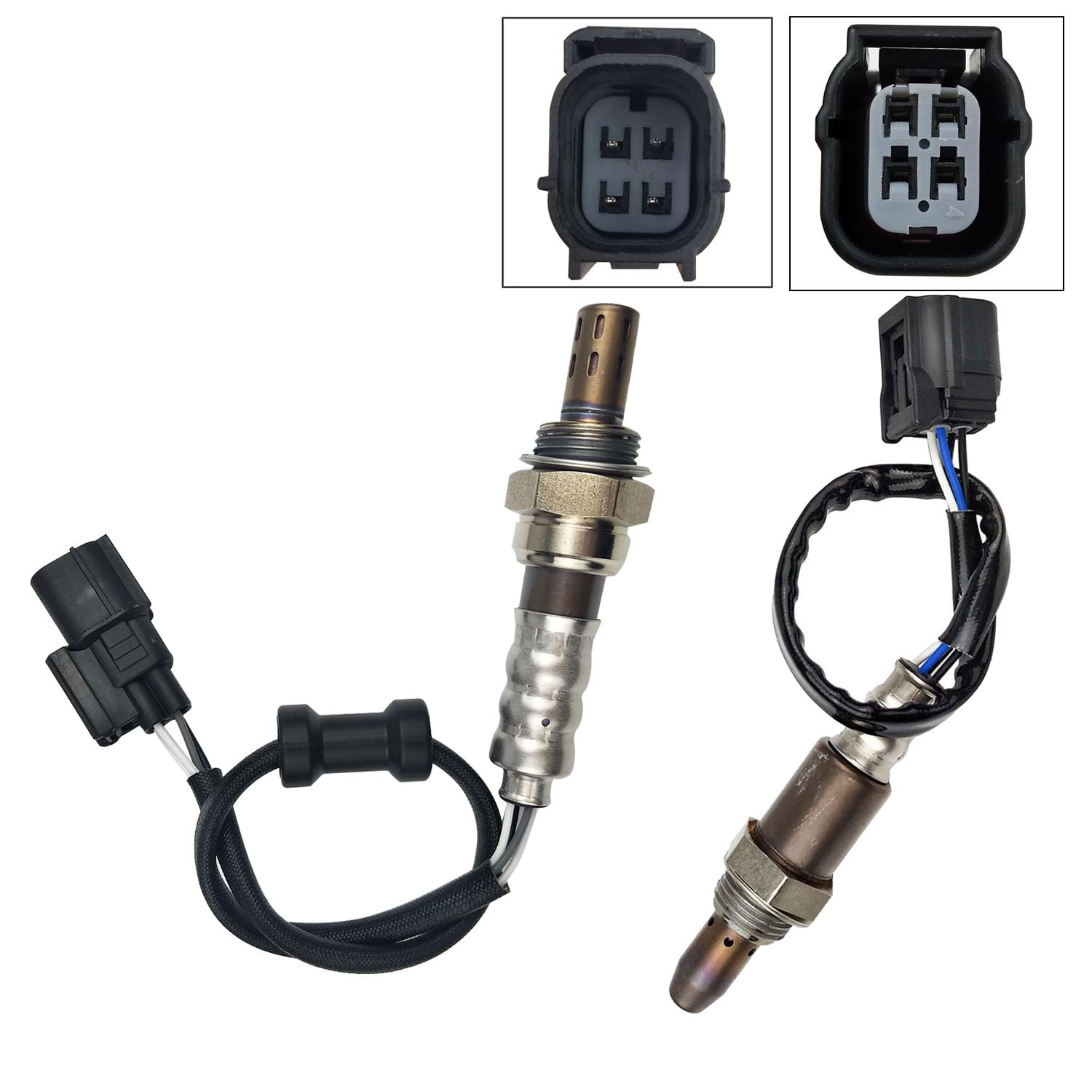 Maxfavor 2Pcs 234-9119 234-4350 Upstream Downstream O2 Oxygen Sensor Compatible with 2013-2014 Acura ILX 2.0L, 2012 2013 2014 2015 Honda Civic 1.8L Oxygen O2 Sensor