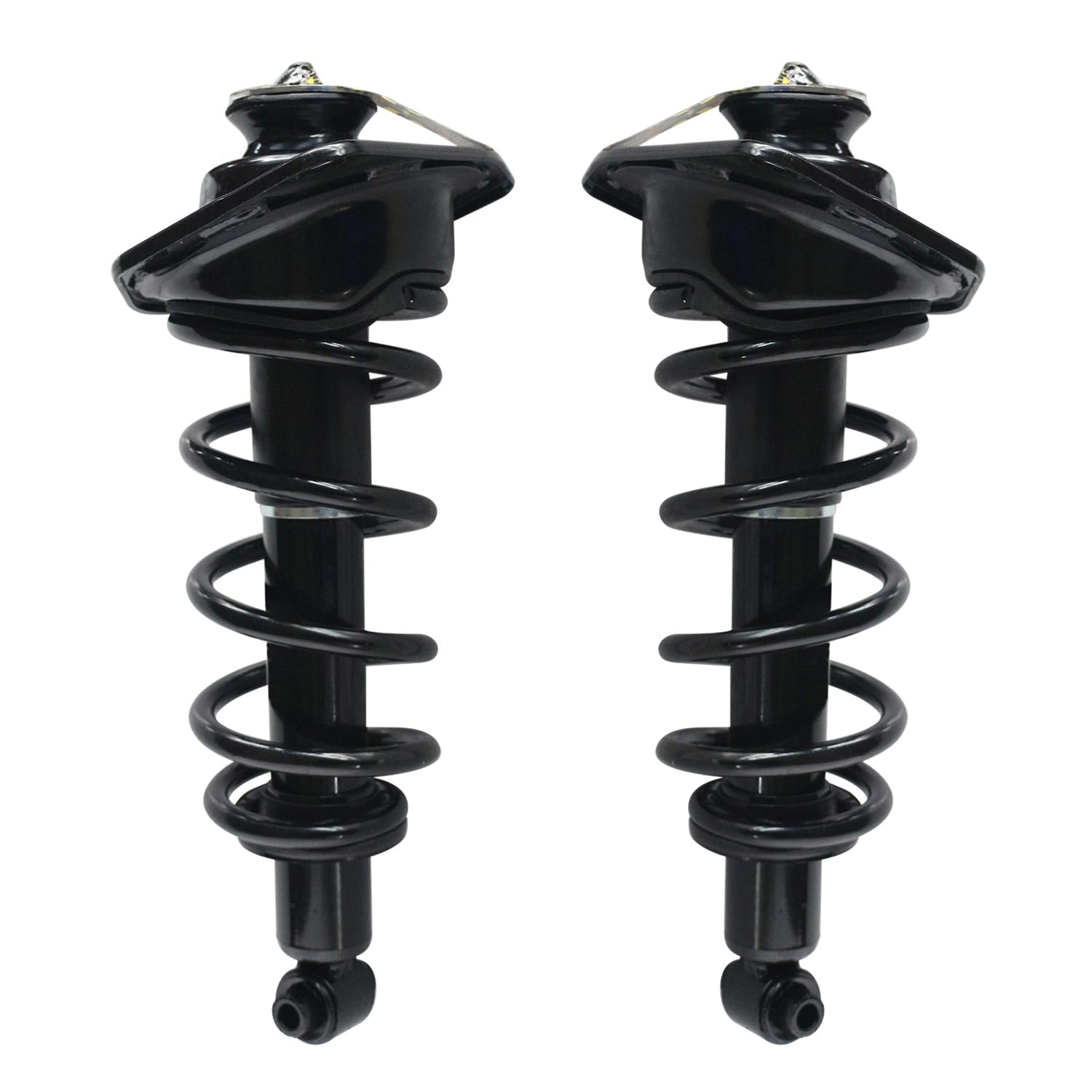 Maxfavor Pair of Rear Shock Absorbers and Struts Complete Assembly with Coil Spring Compatible with Chevrolet Camaro 2010 V6-3.6L, Replacement for 173029L 173029R