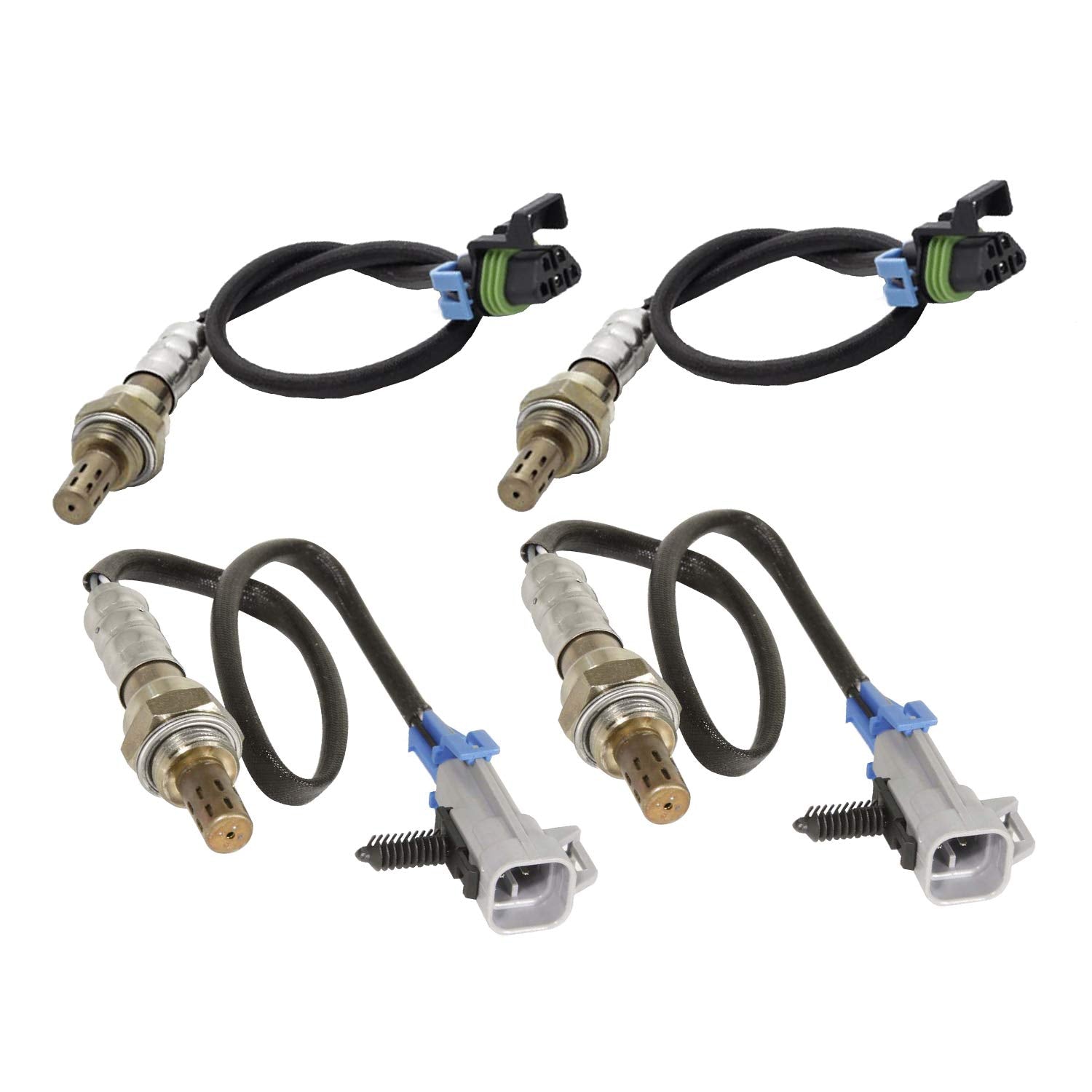 Maxfavor 12576131 2344251 4PCS Oxygen Sensor Upstream Downstream O2 Sensor Replacement for 2010 Saturn Vue V6 3.6L O2 Sensor 234-4668 234-4251 8125731670