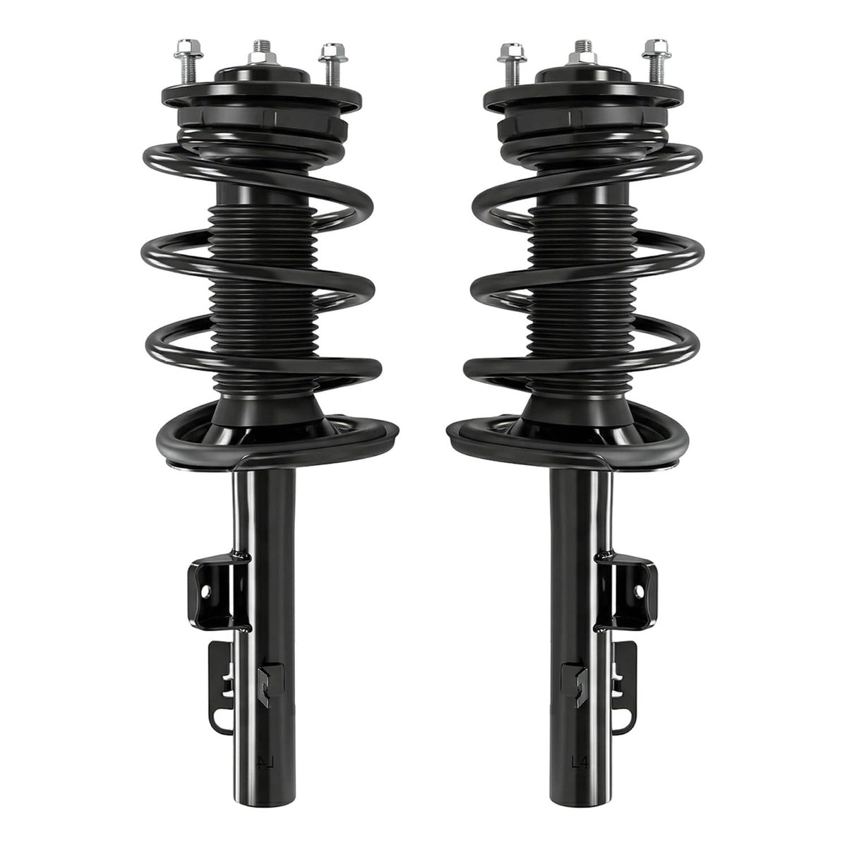 Maxfavor Pair of Front Shock Absorbers and Struts Complete Assembly with Coil Spring Compatible with Ford Five Hundred 2005-2007 & Mercury Montego 2005-2007, Replacement for 172612 172613