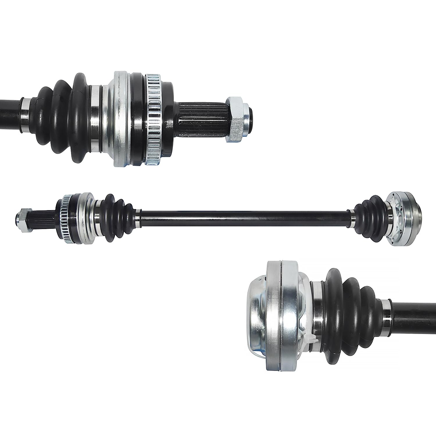 MAXFAVOR CV Axle Rear AWD Compatible with BMW X3 2004-2006 L6 2.5L/3.0L Auto Trans, A Pair CV Axle Joint Shaft Assembly, Rear Left Right Side